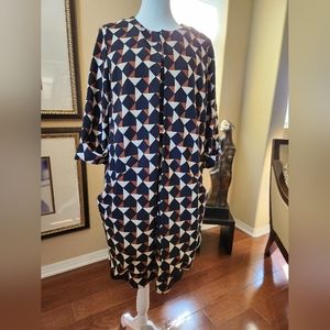 Joseph Ribkoff Jacket Style 711023, Size 10, WORN ONCE, black/brown/cream